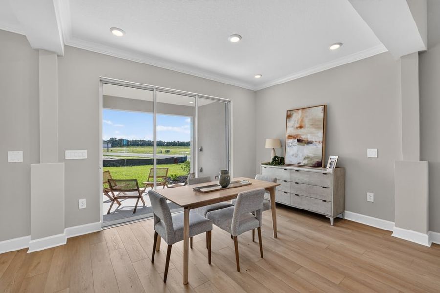 Representative furnished interior of a home built from the Boca Grande by Taylor Morrison in Lochside, Mount Dora (Image 9).