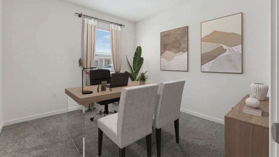 Furnished interior view inside a new home in Crossroads at Kelly Park, Apopka (Image 11).
