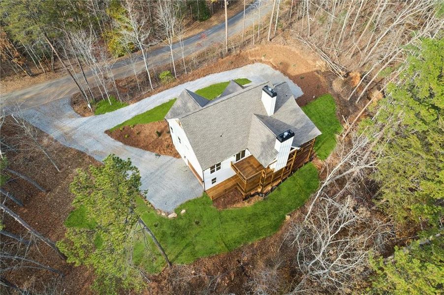 Exterior details and patio area of a home in , Dahlonega (Image 23).