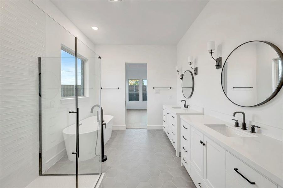 Furnished interior view inside a new home in Sterling Greene, Arlington (Image 31).