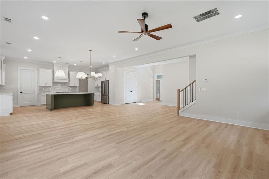 Spacious, unfurnished interior of a new home in , White (Image 21).
