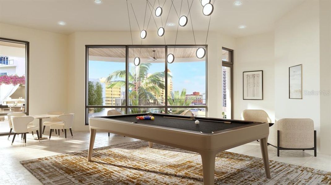 Furnished interior view inside a new home in , Sarasota (Image 7).