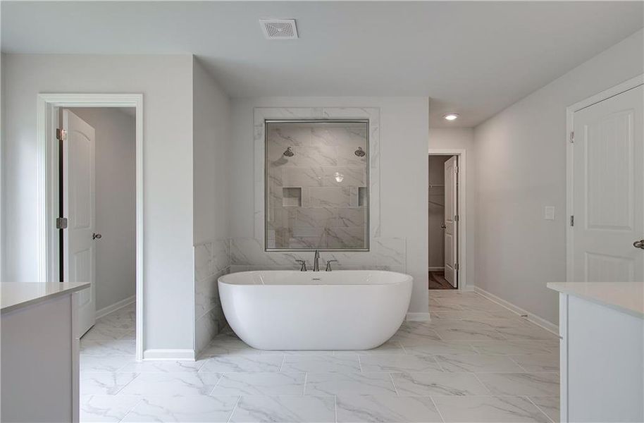 Furnished interior view inside a new home in Cambria at Traditions, Hampton (Image 9).