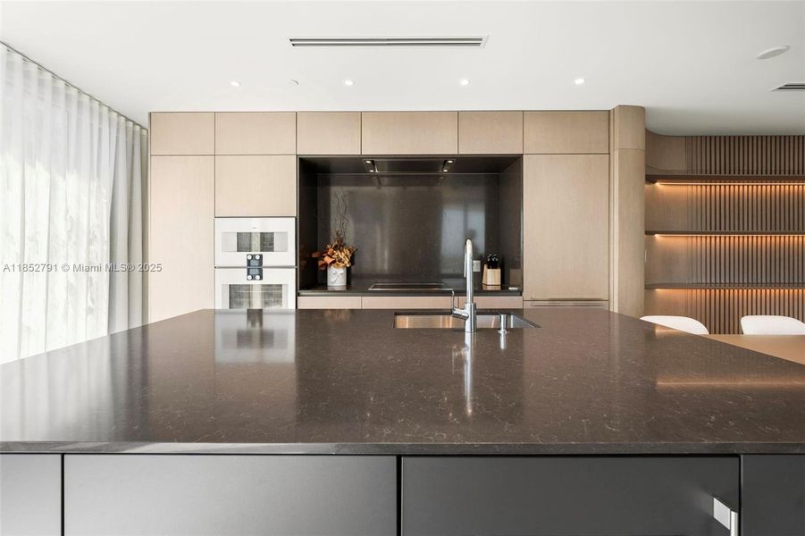 Furnished interior view inside a new home in , Miami (Image 15).