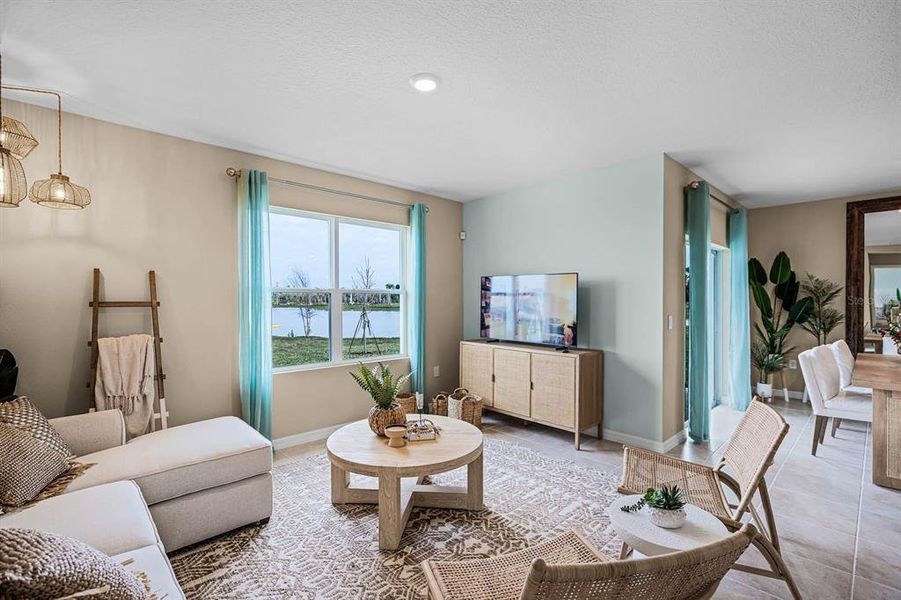 Furnished interior view inside a new home in , Lakeland (Image 16).