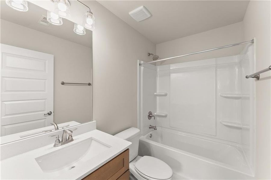 Furnished interior view inside a new home in Magnolia Villas, Cornelia (Image 6). Furnished interior view inside a new home in Magnolia Villas, Cornelia (Image 6).