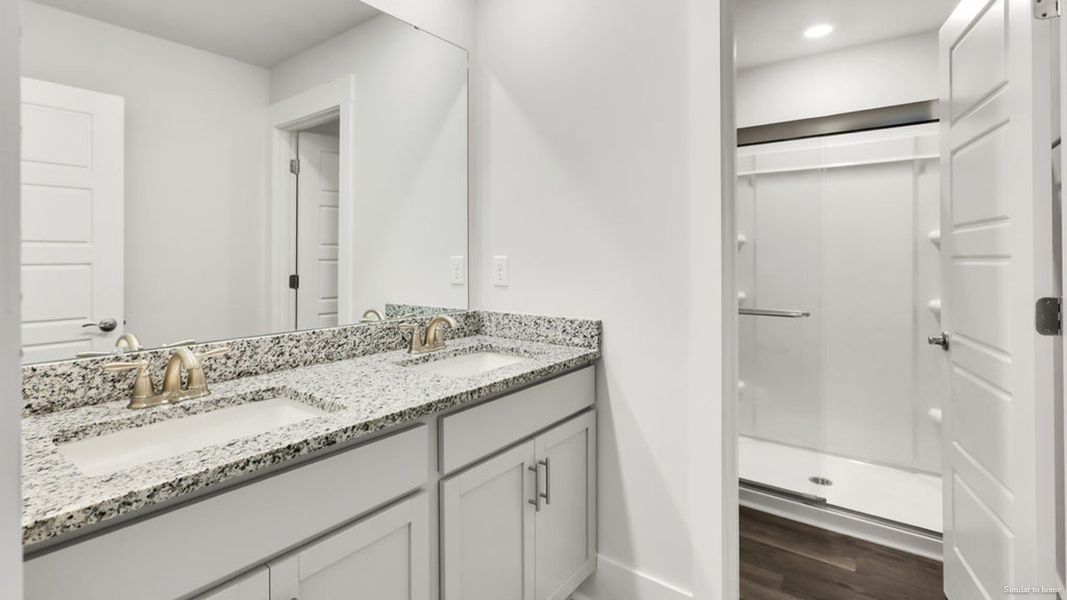 Furnished interior view inside a new home in Vineyard Trail, Jacksonville (Image 11).
