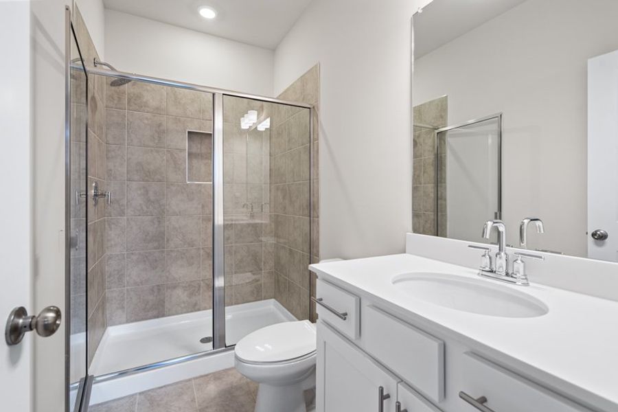 Representative furnished interior of a home built from the Collins by Taylor Morrison in Henson Square, Lawrenceville (Image 26).