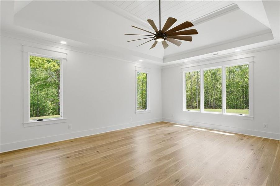Spacious, unfurnished interior of a new home in , White (Image 38).