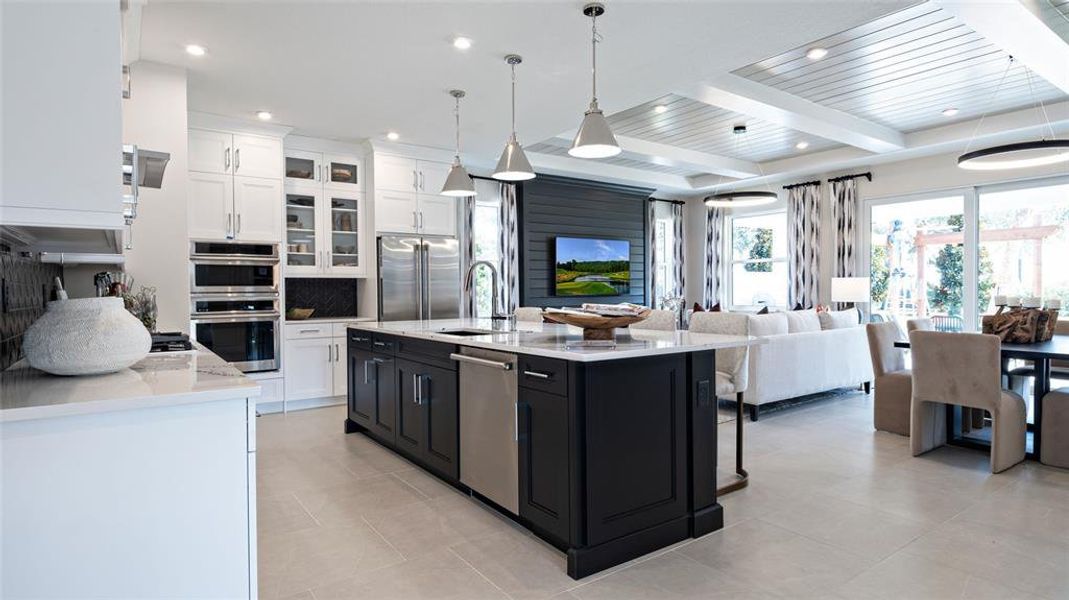 Furnished interior view inside a new home in Cresswind at Lake Harris, Tavares (Image 8).