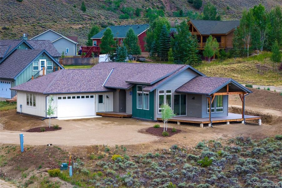 Front exterior of a new home in , Hot Sulphur Springs, CO, highlighting curb appeal (Image 2).