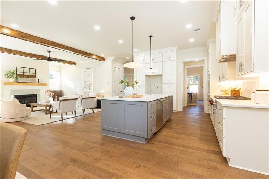 Furnished interior view inside a new home in , Decatur (Image 5).