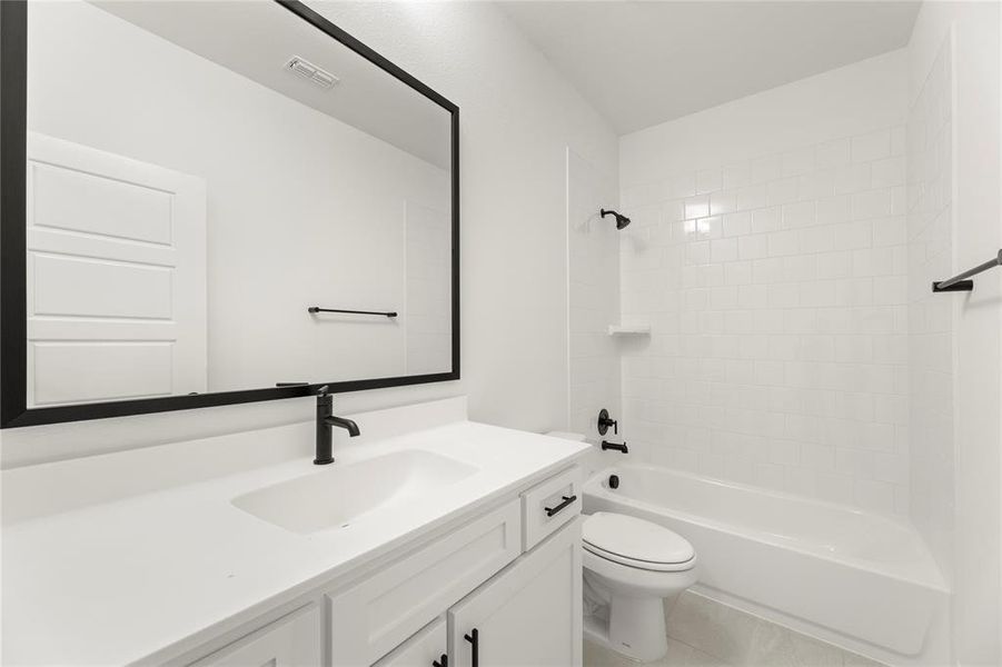 Furnished interior view inside a new home in Painted Tree Woodlands, McKinney (Image 7).