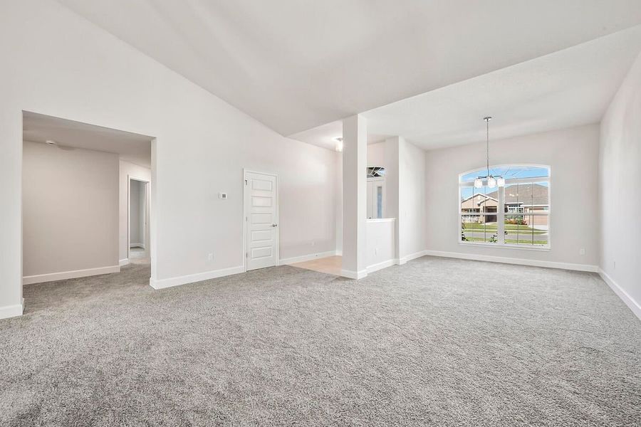 Representative unfurnished interior of a home built from the 3000 by Adams Homes in Veria, Oak Hill (Image 11). Representative unfurnished interior of a home built from the 3000 by Adams Homes in Veria, Oak Hill (Image 11).