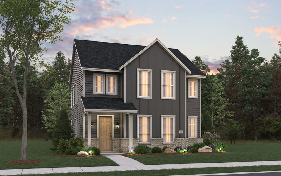 Crofton Floorplan - Elevation P