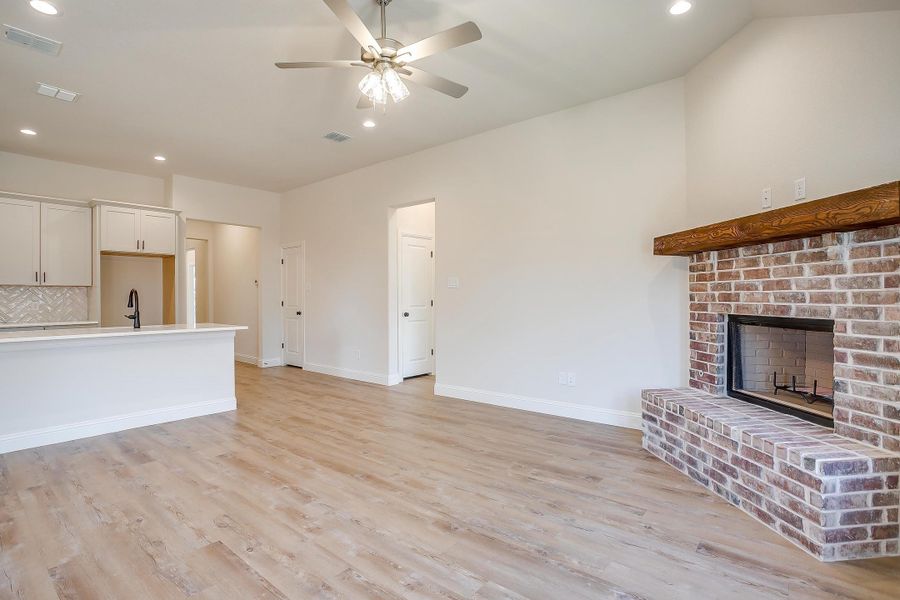 Representative furnished interior of a home built from the The Angelina by Trinity Classic Homes in Covenant Park, Springtown (Image 10). Representative furnished interior of a home built from the The Angelina by Trinity Classic Homes in Covenant Park, Springtown (Image 10).