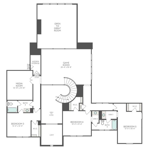 Image 36 representing the Camden by Tri Pointe Homes in Bridgeland 80′, Cypress, TX. Image 36 representing the Camden by Tri Pointe Homes in Bridgeland 80′, Cypress, TX.