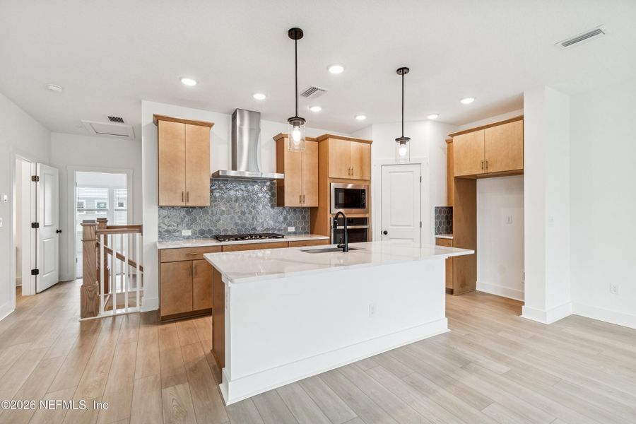 Furnished interior view inside a new home in Kettering at eTown - Traditional Collection, Jacksonville (Image 12).
