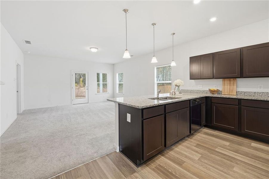 Furnished interior view inside a new home in , Cartersville (Image 10).