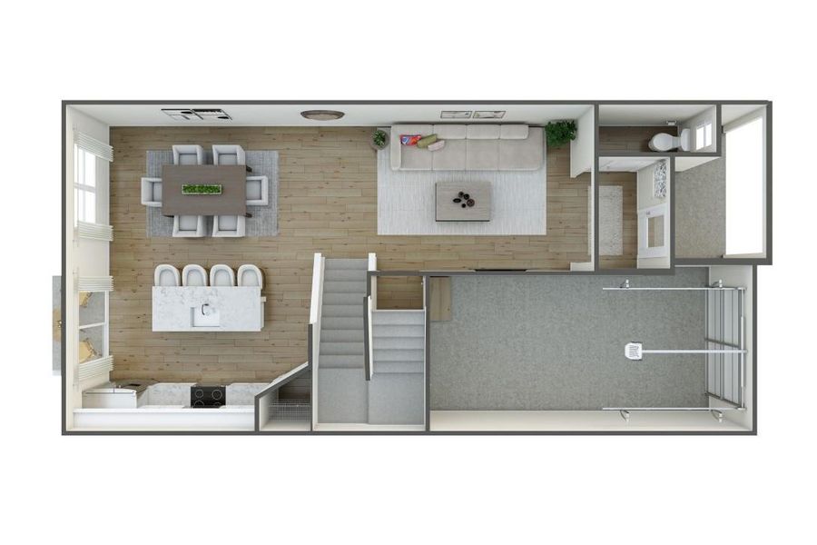 Fifteen 15 Cannon Phase II - The Anson Rendering *actual finishes and structural options vary on this home