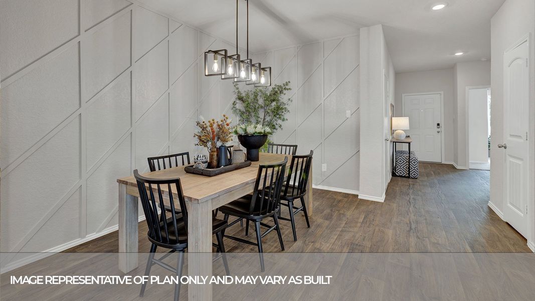 Furnished interior view inside a new home in Swenson Heights, Seguin (Image 8).