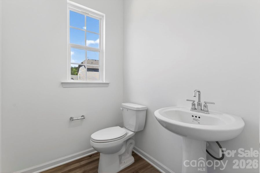 2nd floor half bath