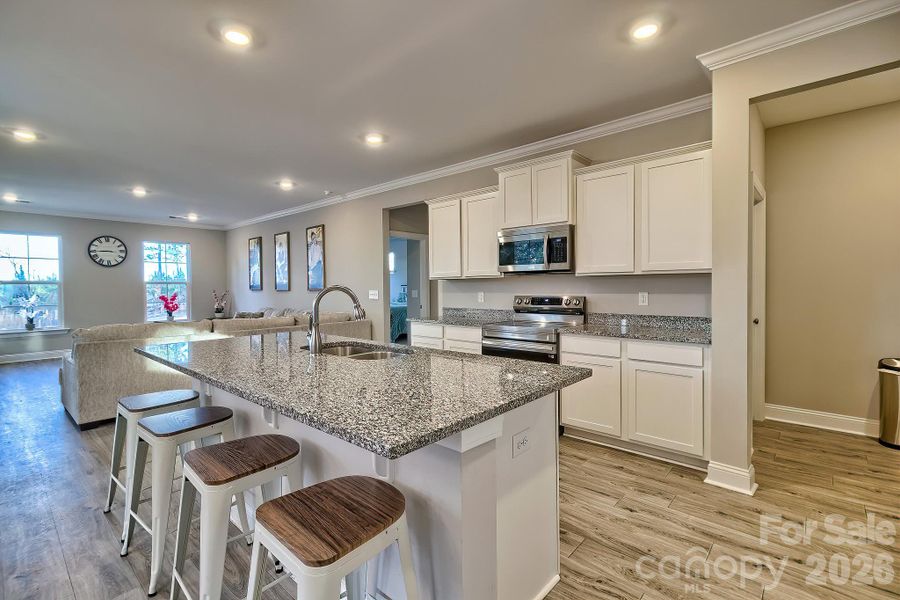 Furnished interior view inside a new home in , Kershaw (Image 12).
