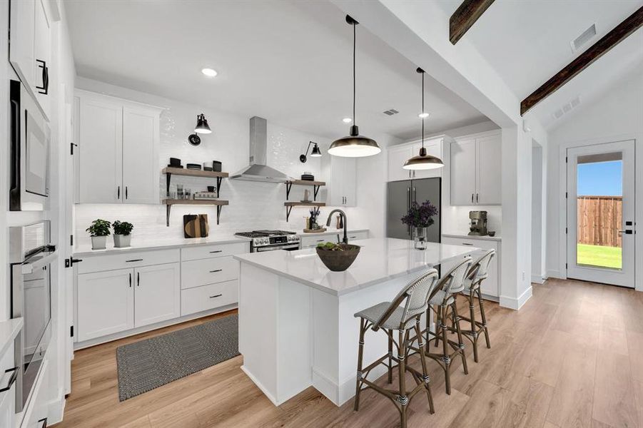 Furnished interior view inside a new home in Heritage Ranch, Sherman (Image 15). Furnished interior view inside a new home in Heritage Ranch, Sherman (Image 15).