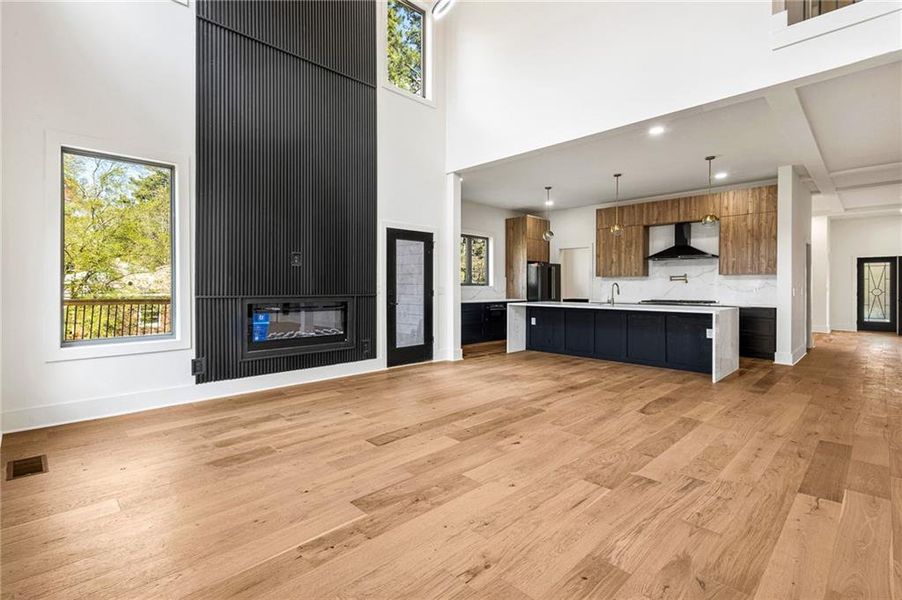 Furnished interior view inside a new home in , Atlanta (Image 9). Furnished interior view inside a new home in , Atlanta (Image 9).