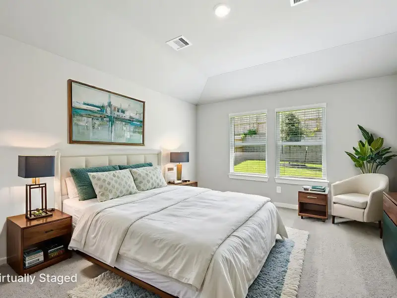 Furnished interior view inside a new home in Sanford Farms - Premier Series, Waller (Image 8).