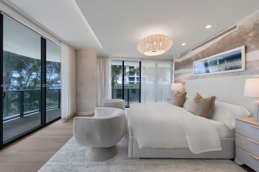 Furnished interior view inside a new home in Casamar, Pompano Beach (Image 27).