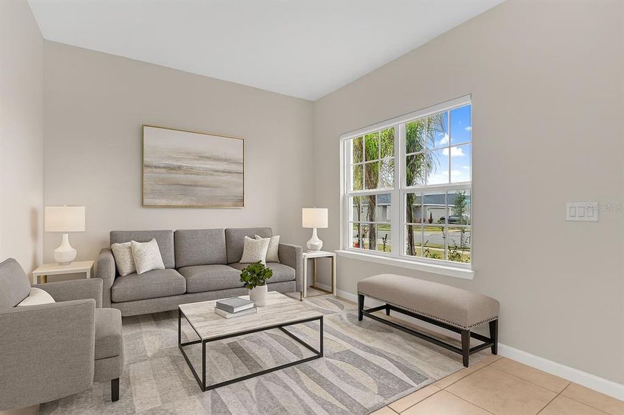 Furnished interior view inside a new home in , St. Cloud (Image 13). Furnished interior view inside a new home in , St. Cloud (Image 13).