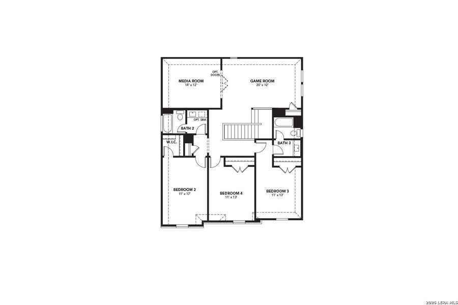 2D floor plan layout of this home in Stream Waters, Seguin, TX (Image 2). 2D floor plan layout of this home in Stream Waters, Seguin, TX (Image 2).