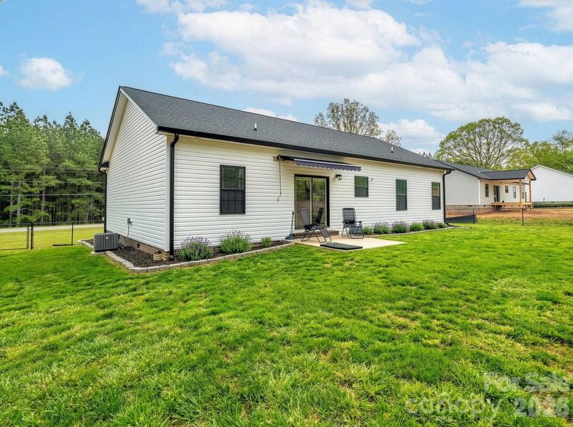 Exterior details and patio area of a home in , Crouse (Image 27).