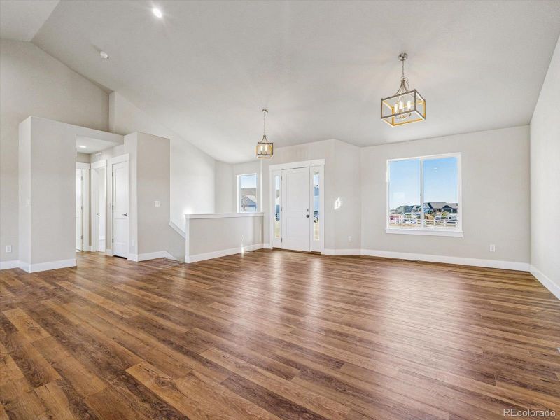 Main entry with staircase downstairs