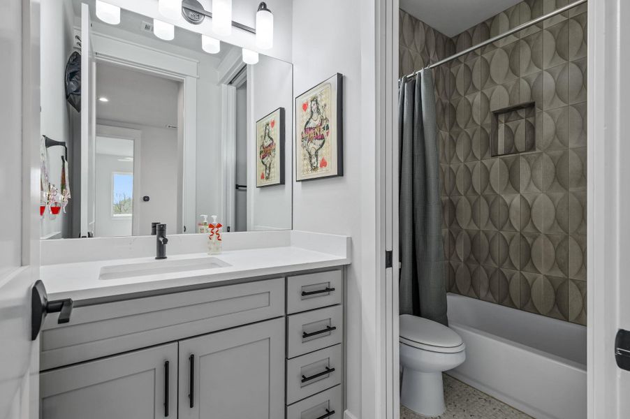 Furnished interior view inside a new home in , Austin (Image 31).