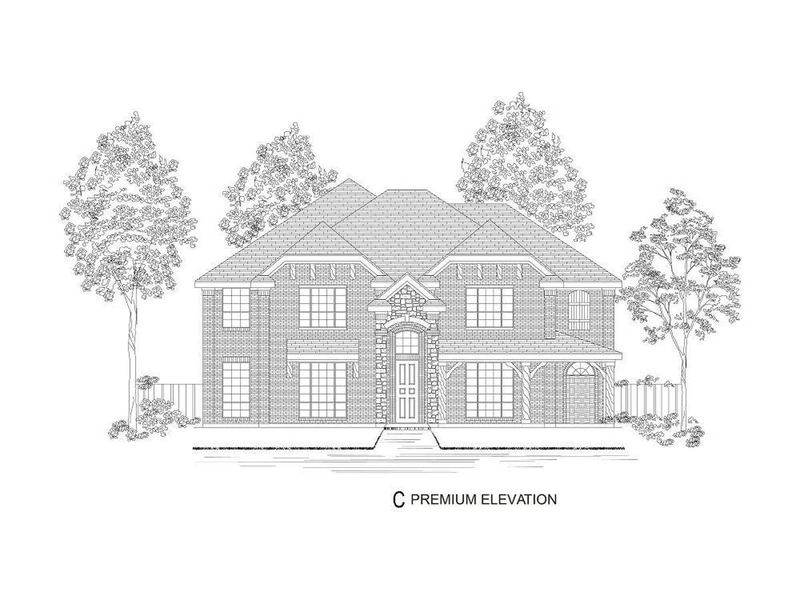 Representative rendering of the exterior for the Brookfield 2R by First Texas Homes (Image 7).