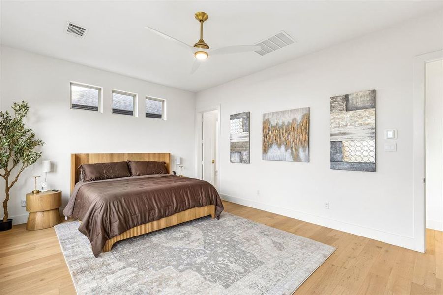 Furnished interior view inside a new home in , The Colony (Image 34).