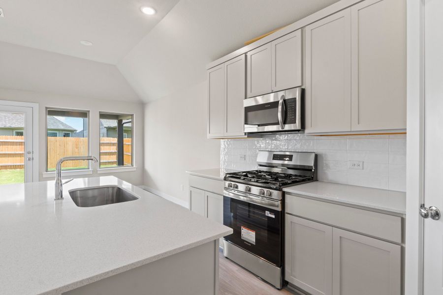 Representative furnished interior of a home built from the Nueces by Trophy Signature Homes in Prairie Winds, Hutto (Image 9).