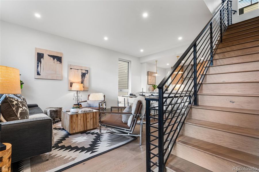 Furnished interior view inside a new home in , Denver (Image 15).