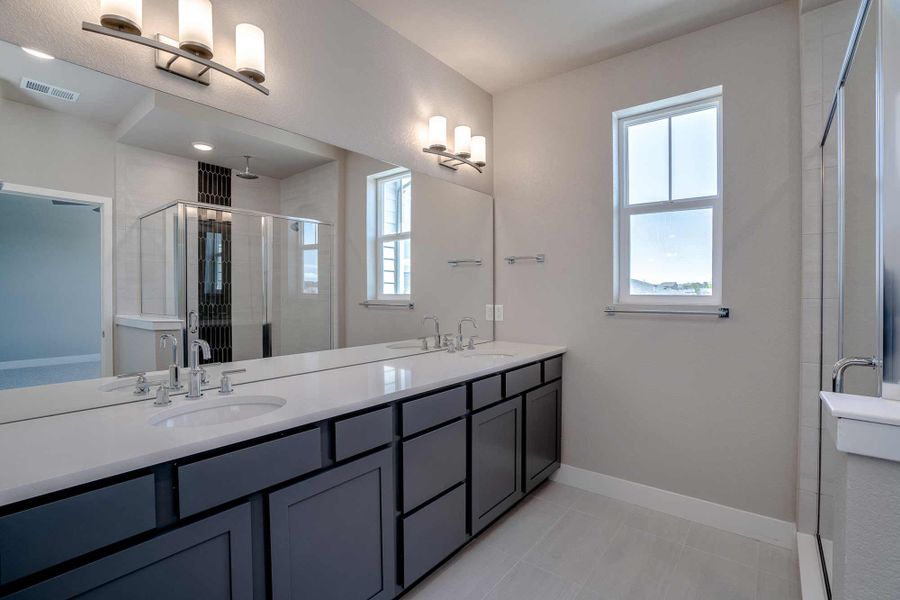 Representative furnished interior of a home built from the The Alpine by David Weekley Homes in Trailside at Cottonwood Creek, Colorado Springs (Image 3). Representative furnished interior of a home built from the The Alpine by David Weekley Homes in Trailside at Cottonwood Creek, Colorado Springs (Image 3).
