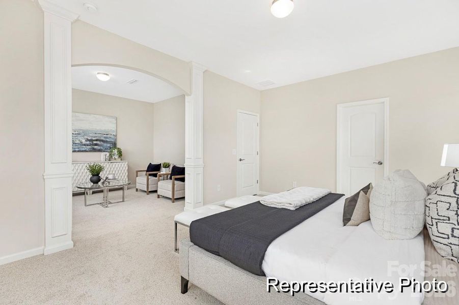 Furnished interior view inside a new home in Huntington Hills, Lincolnton (Image 8).