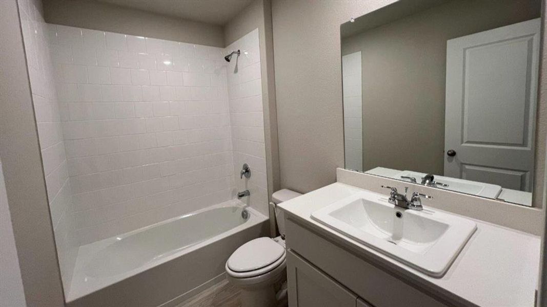 Furnished interior view inside a new home in Rosewood at Beltmill, Fort Worth (Image 3).