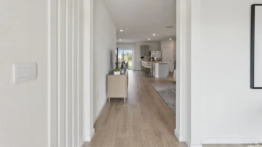 Furnished interior view inside a new home in Crossroads at Kelly Park, Apopka (Image 3).