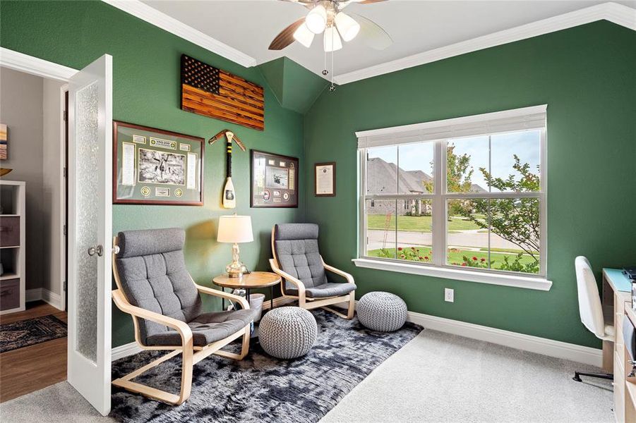 4th bedroom with a sweet outside view.