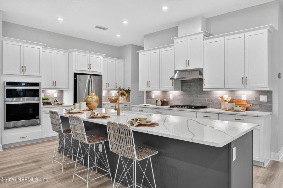 Furnished interior view inside a new home in RiverTown - WaterSong, St. Johns (Image 6).