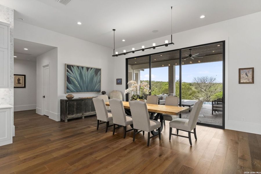 Furnished interior view inside a new home in , Boerne (Image 52).