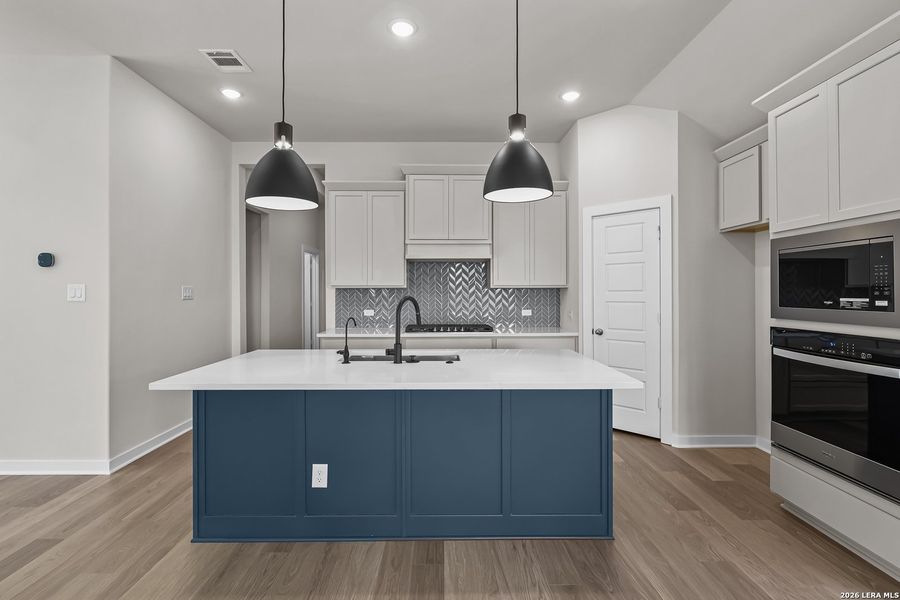 Furnished interior view inside a new home in Stillwater Ranch, San Antonio (Image 6).