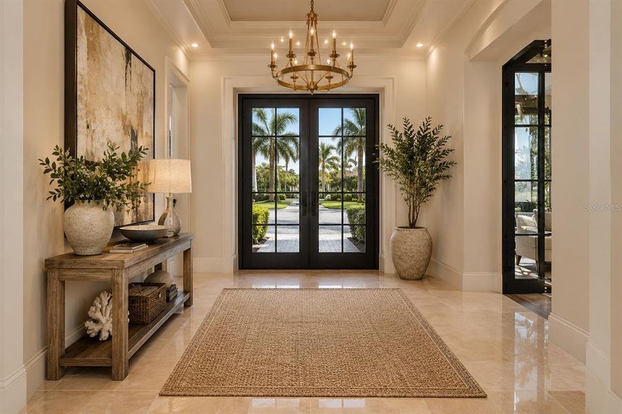 Furnished interior view inside a new home in , Odessa (Image 27).