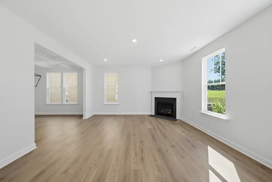 Spacious, unfurnished interior of a new home in Sweetbrier, Durham (Image 22).